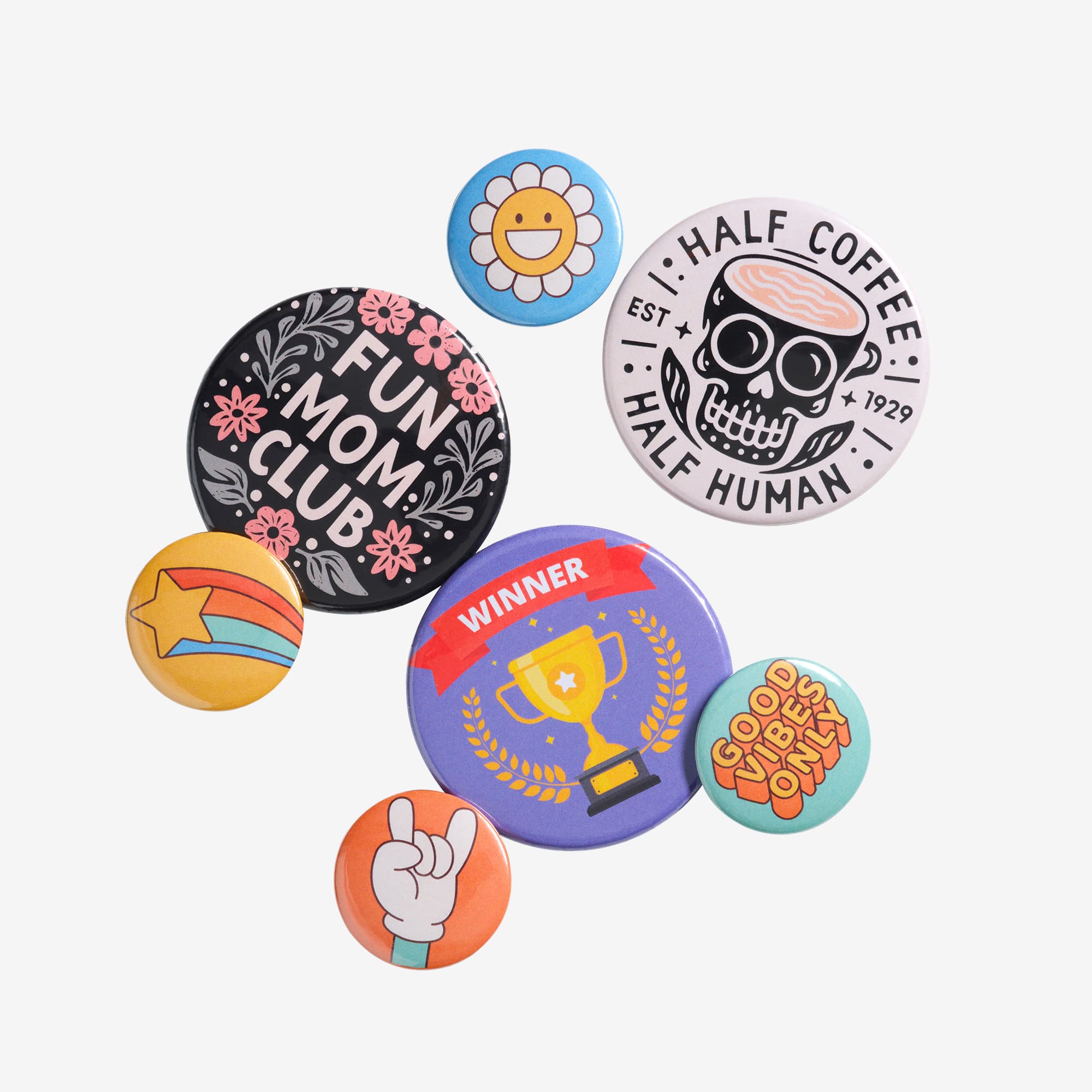 Image of Lumières en Pluie Pin Badge - product